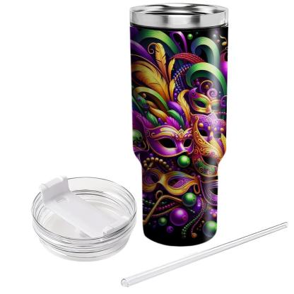 Carnival Vibes - Mardi Gras  Tumblers With Lids