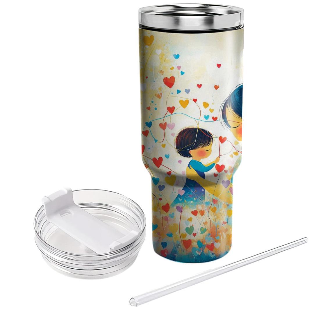 The Heartstrings Of Love: A Mother’s Unbreakable Connection Tumblers With Lids