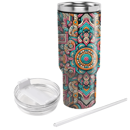 Kaleidoscope Of Colors  Tumbler Cups