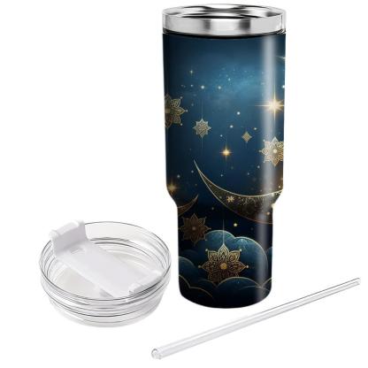 Celestial Blessings - Ramadan Reflections  Tumblers With Lids