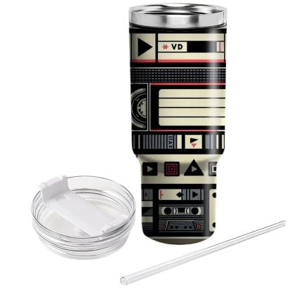 Vhs Tape Vibes  Personalized Tumblers