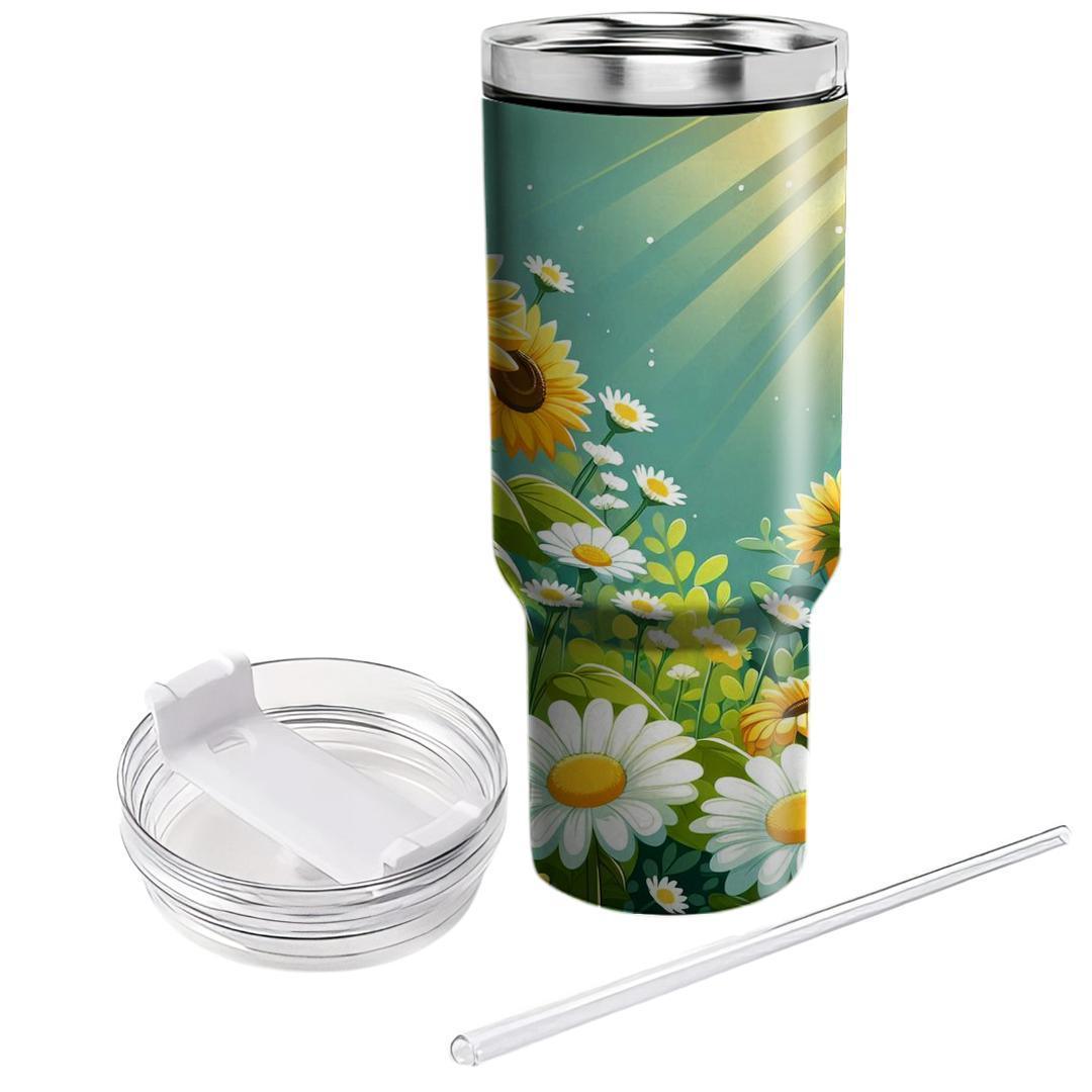 Summer Sun-kissed Blossoms  Travel Tumblers