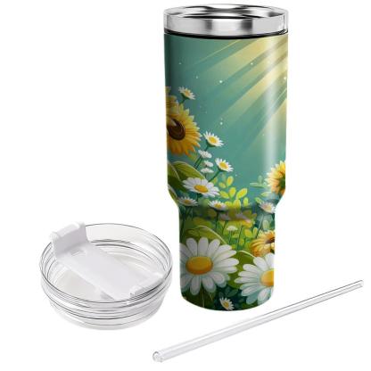 Summer Sun-kissed Blossoms  Travel Tumblers