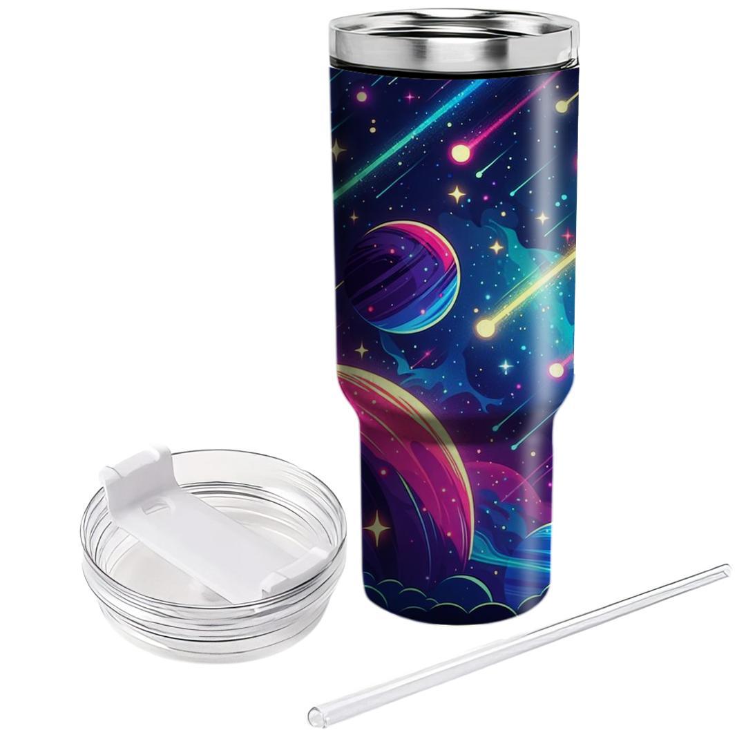Galactic Neon Adventure  Custom Tumblers