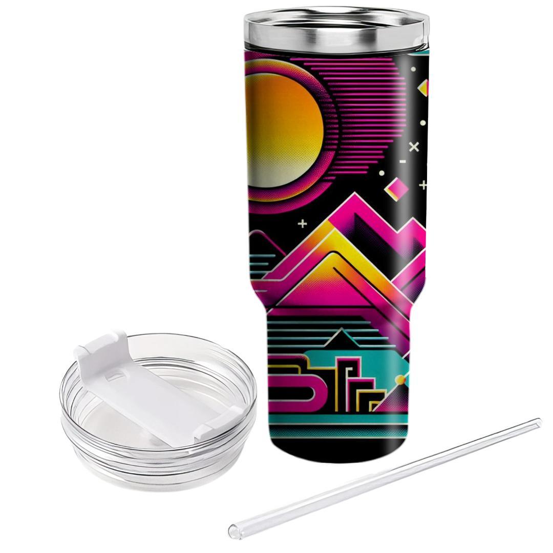 Neon Night Fever  Unique Tumblers