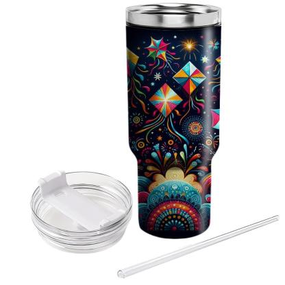 Dreamscape Of Festivals - Global Celebration  Tumblers With Lids