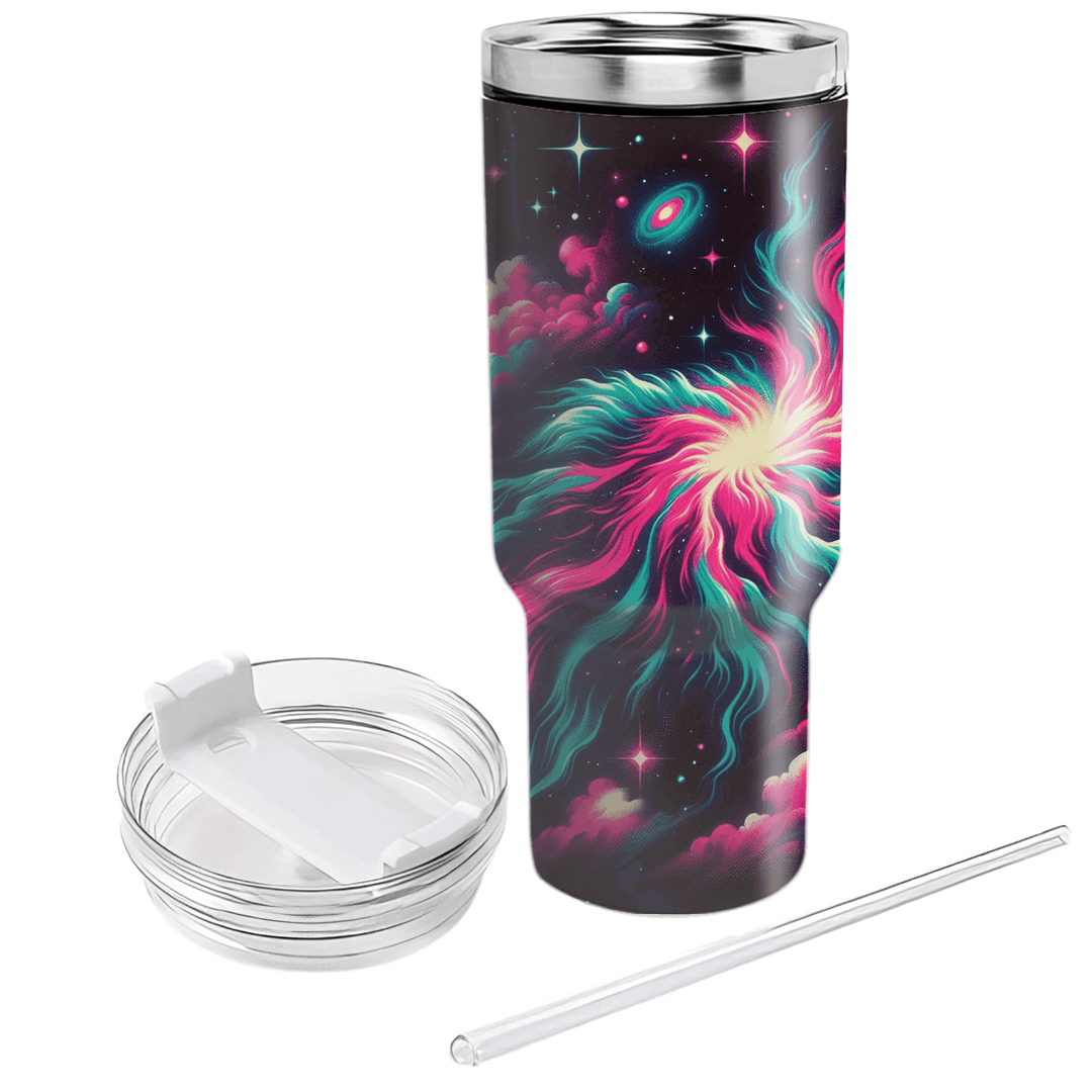 Neon Nebula  Custom Tumblers