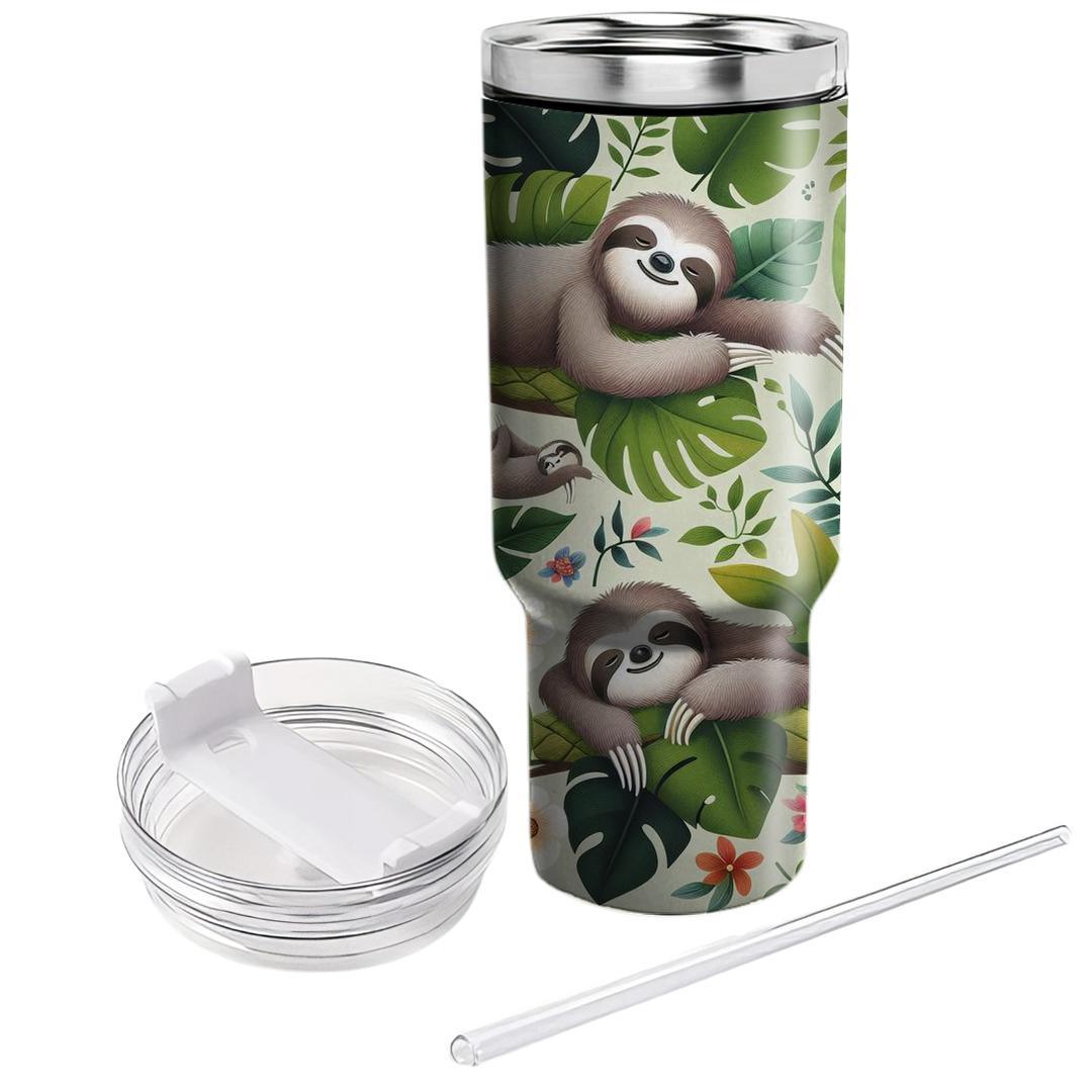 Dreamy Sloth Sanctuary  Travel Tumblers