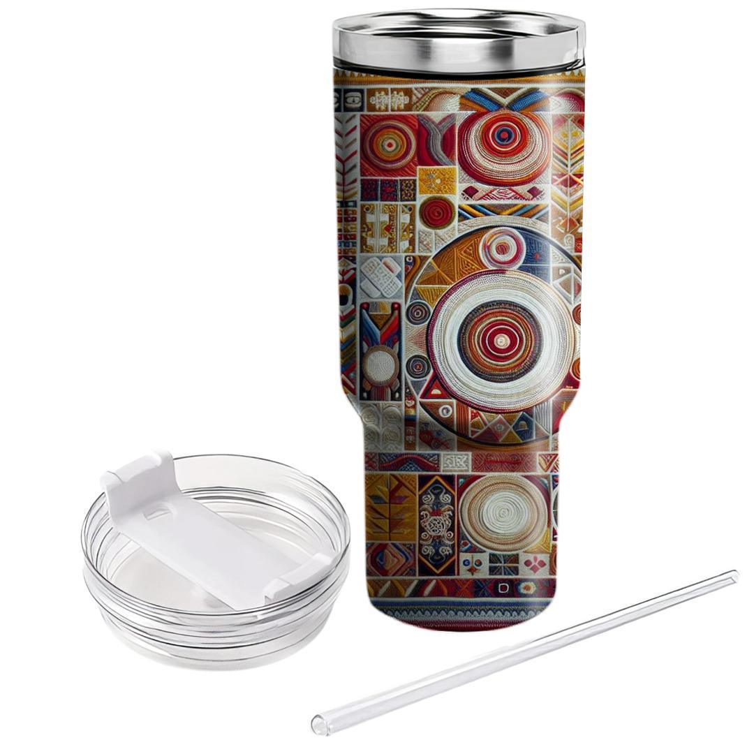 Global Tapestry - Cultural Diversity Day  Tumblers With Lids