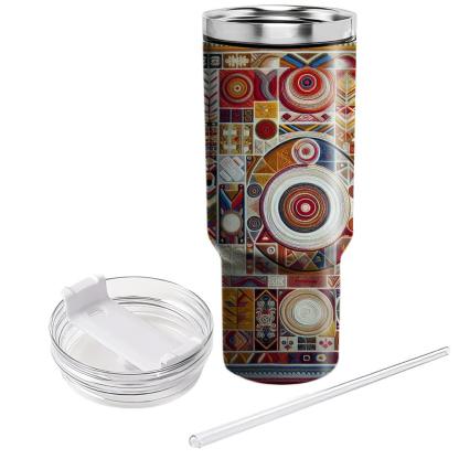 Global Tapestry - Cultural Diversity Day  Tumblers With Lids