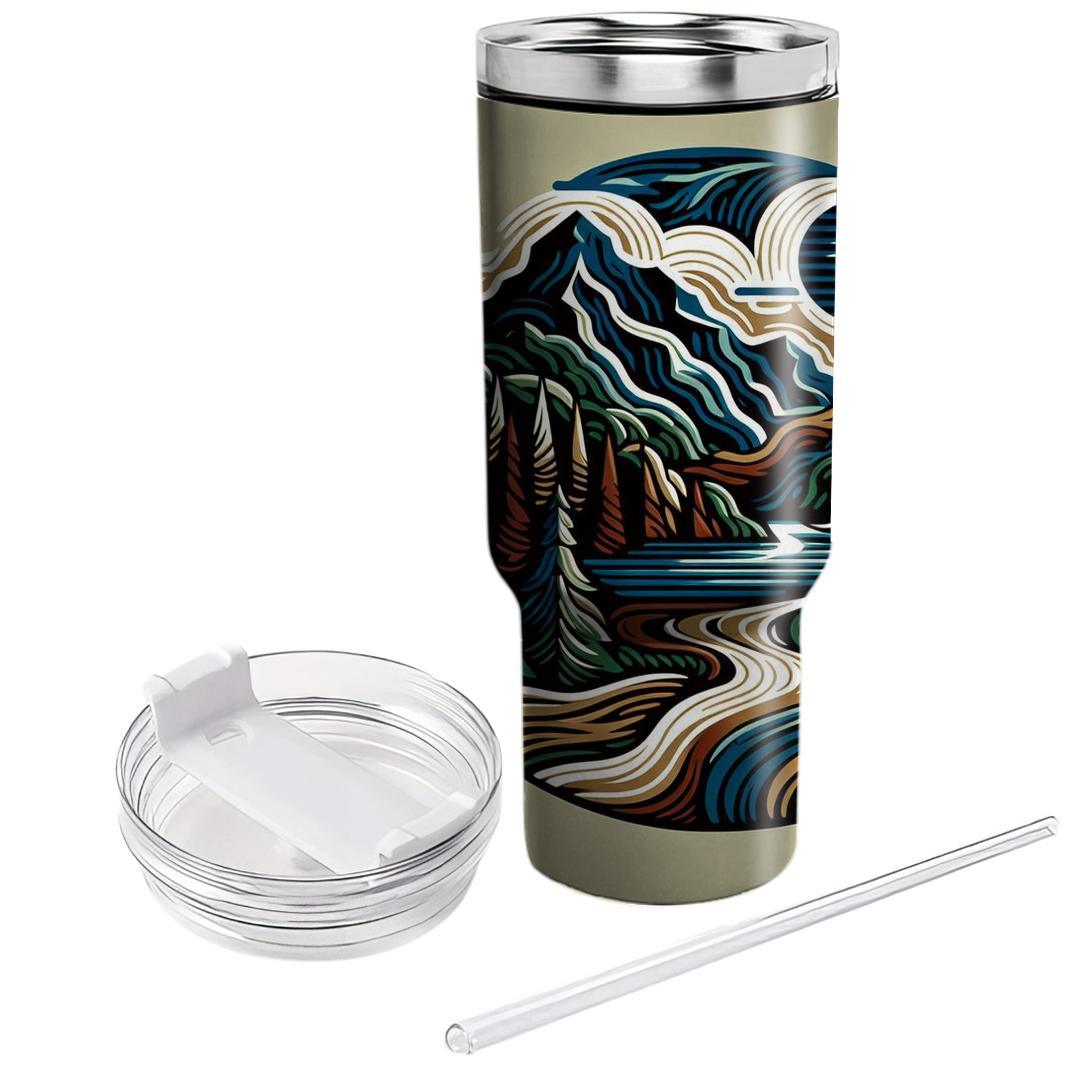 Vintage Earth  Travel Tumblers