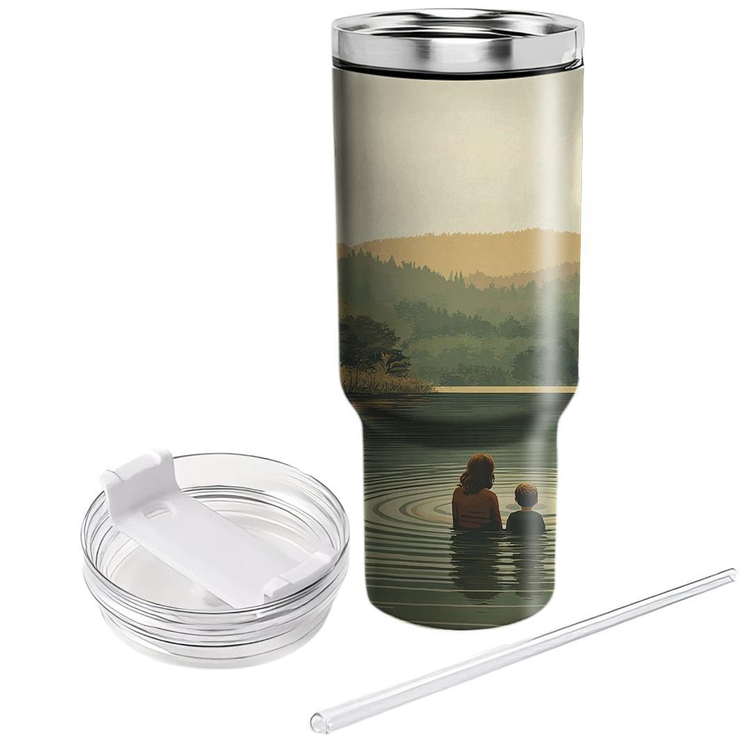 The Echoing Heart: A Mother’s Voice Resounding Through Time Tumblers With Lids