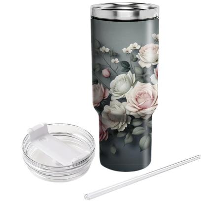 Serenity Rose Bouquet  Insulated Tumblers