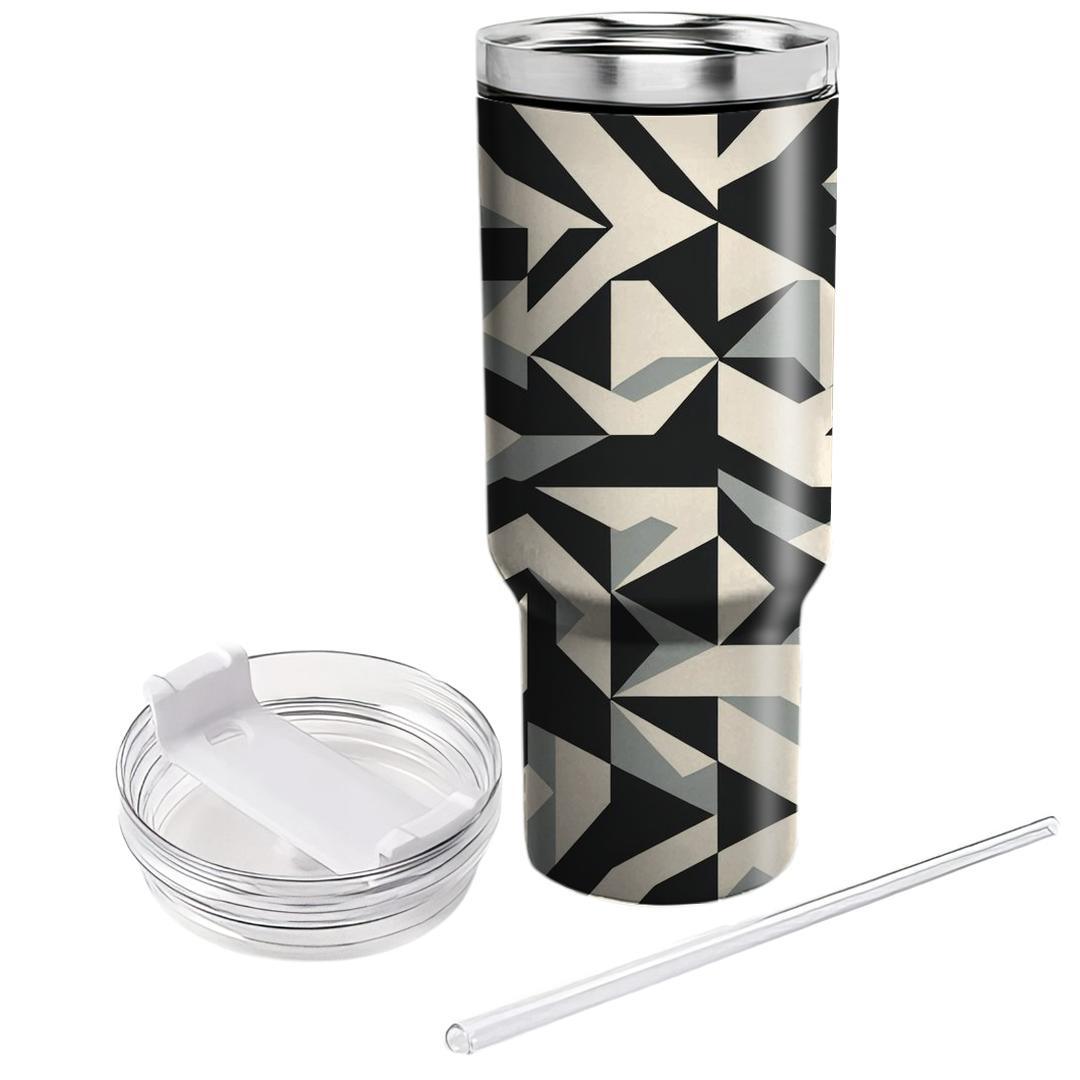 Linear Triad  Decorative Tumblers