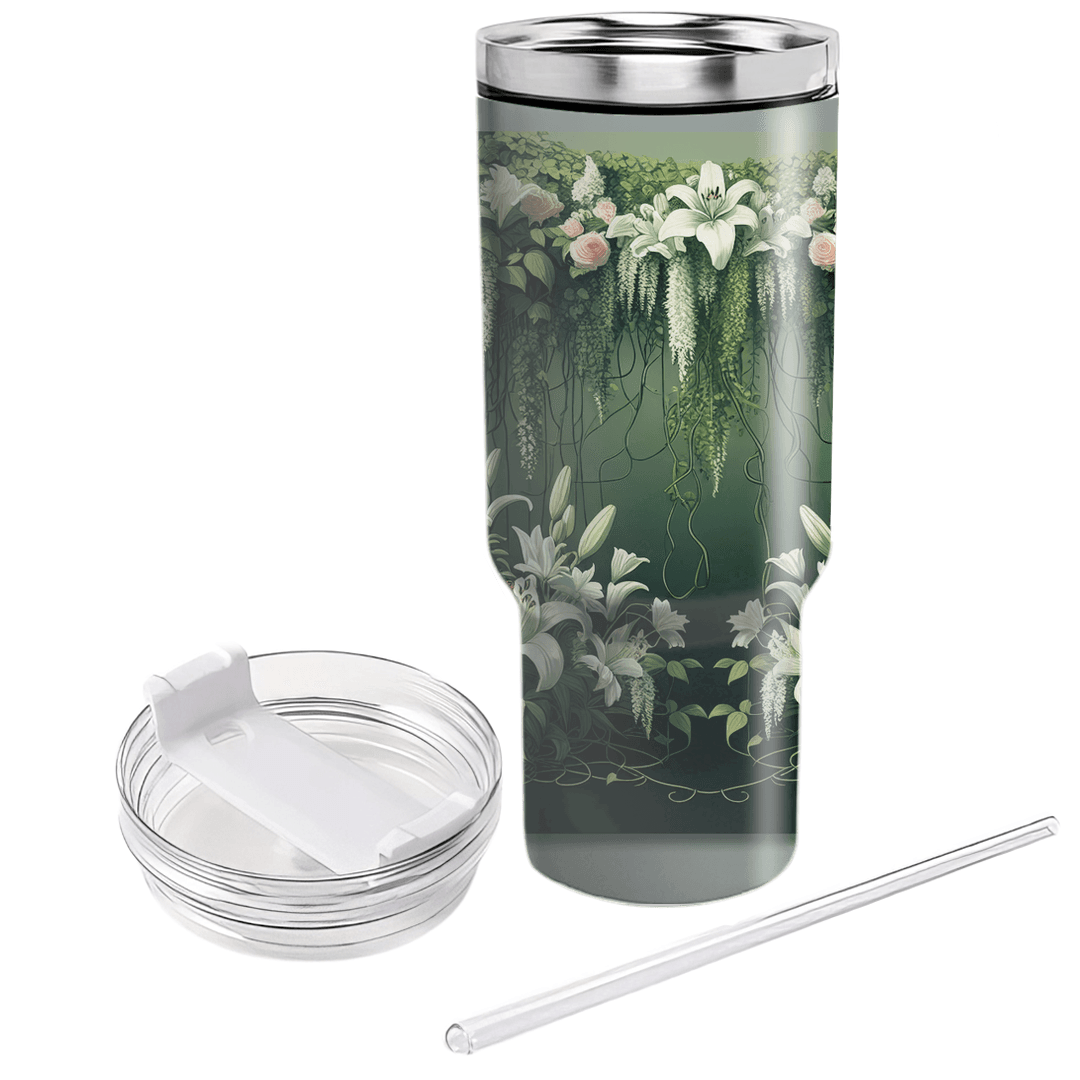 Verdant Vines Symphony Personalized Tumblers