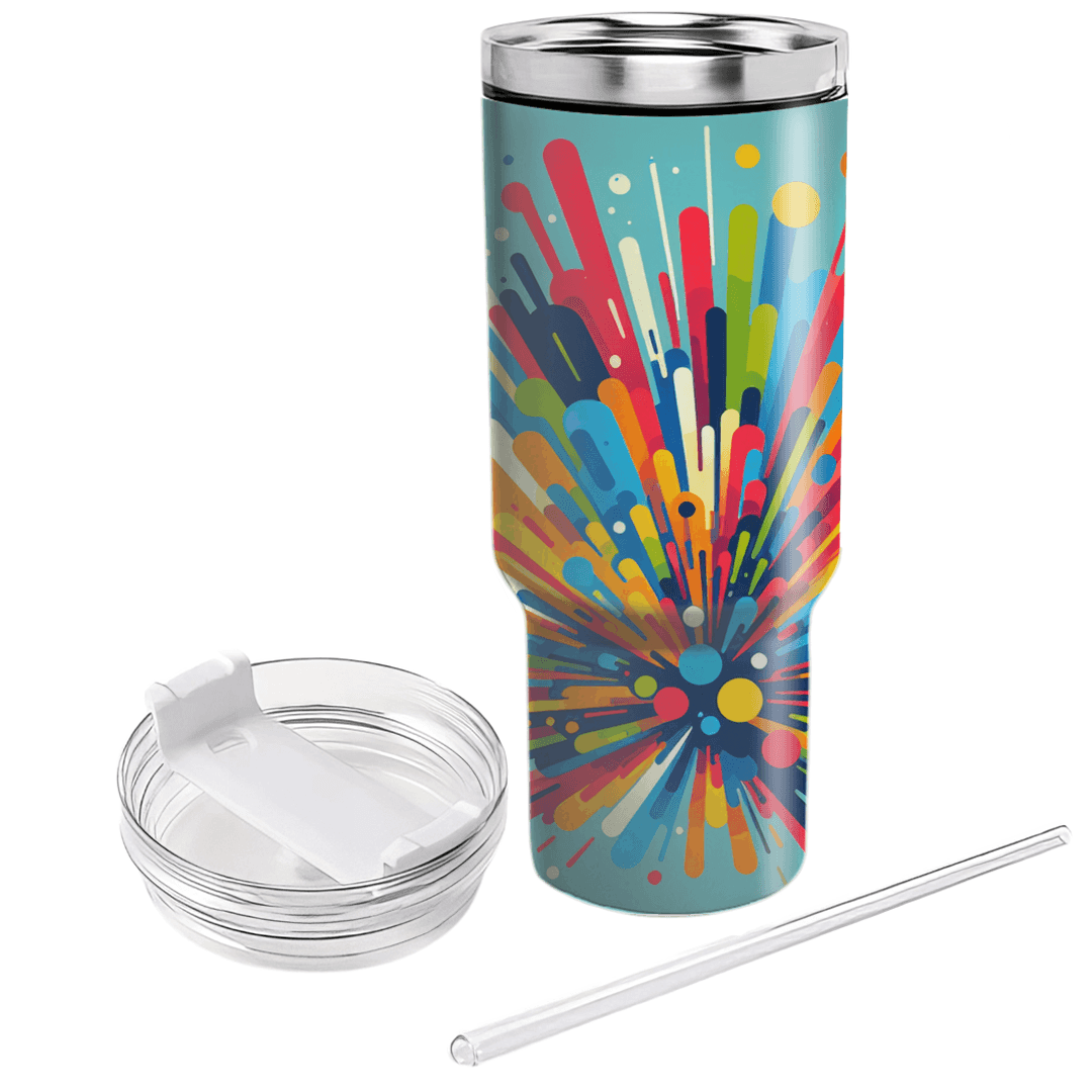 Color Burst  Custom Tumblers