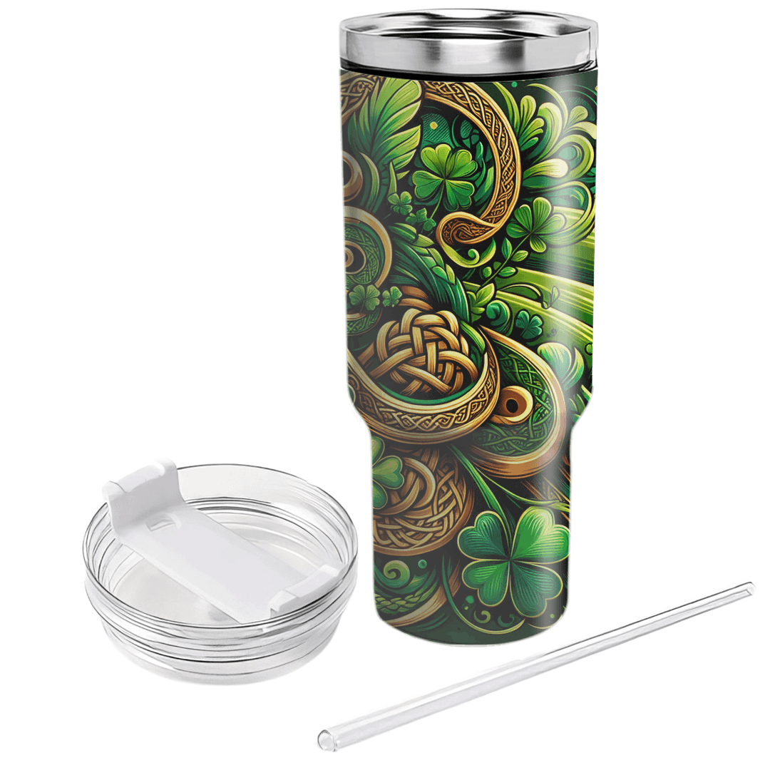 Celtic Tides - St. Patrick's Day  Decorative Tumblers