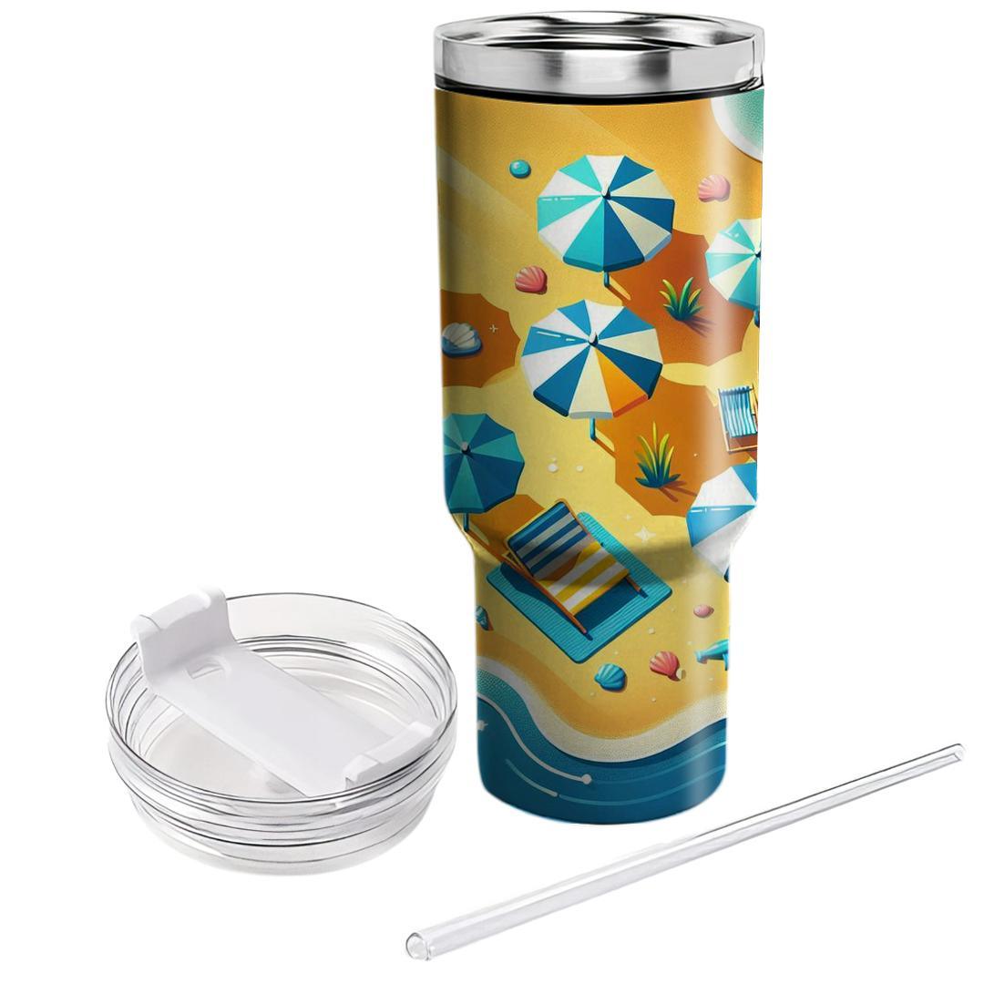 Summer Beach Getaway  Decorative Tumblers