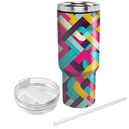 Gorgeous Geometric Flower Power  Custom Tumblers