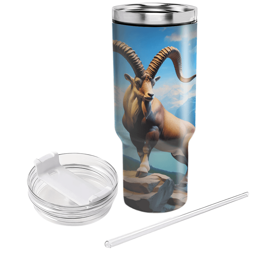 Majestic Mountain Goat  Decorative Tumblers