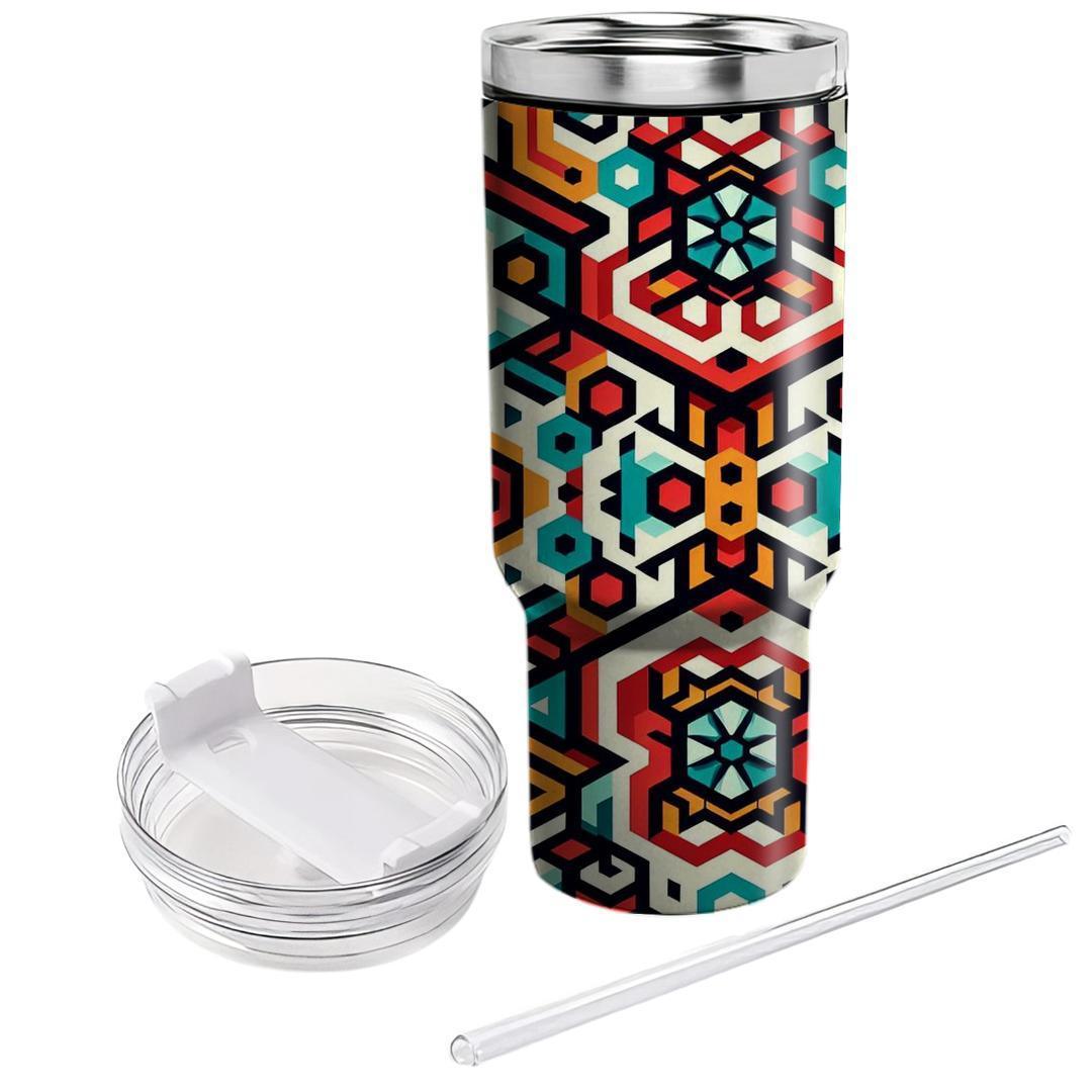 Hexagonal Kaleidoscope  Tumblers For Gifts