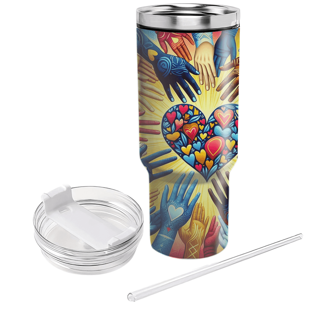 Spirit Of Togetherness - Global Friendship Day  Decorative Tumblers