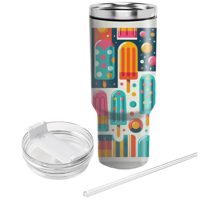 Retro Popsicle Art Print Custom Tumblers