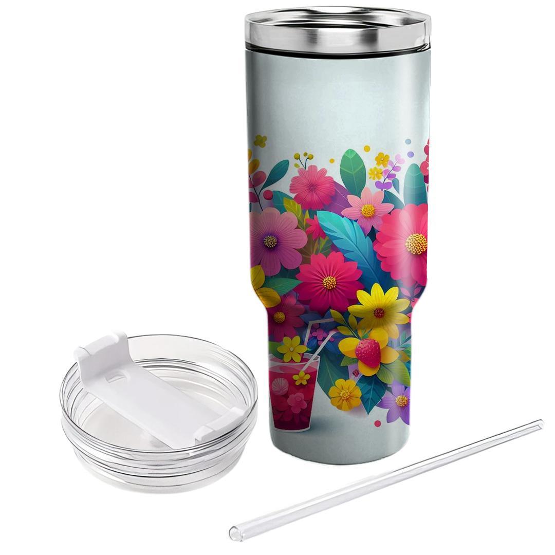 Spring Blooming Garden  Decorative Tumblers