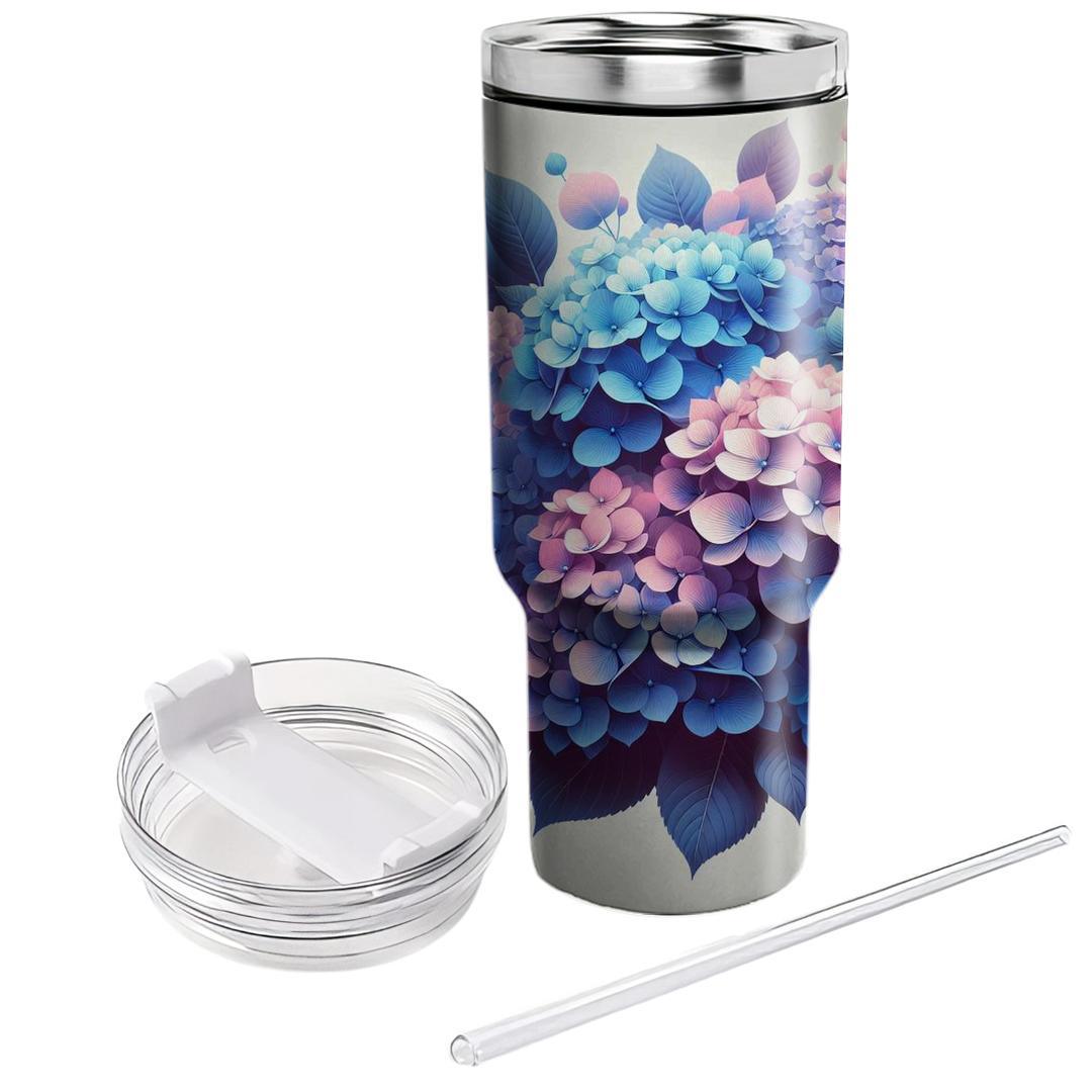 Lush Hydrangea Fantasy  Decorative Tumblers