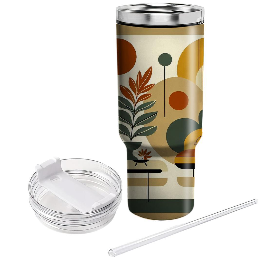 Chic Mid-century Mod  Personalized Tumblers