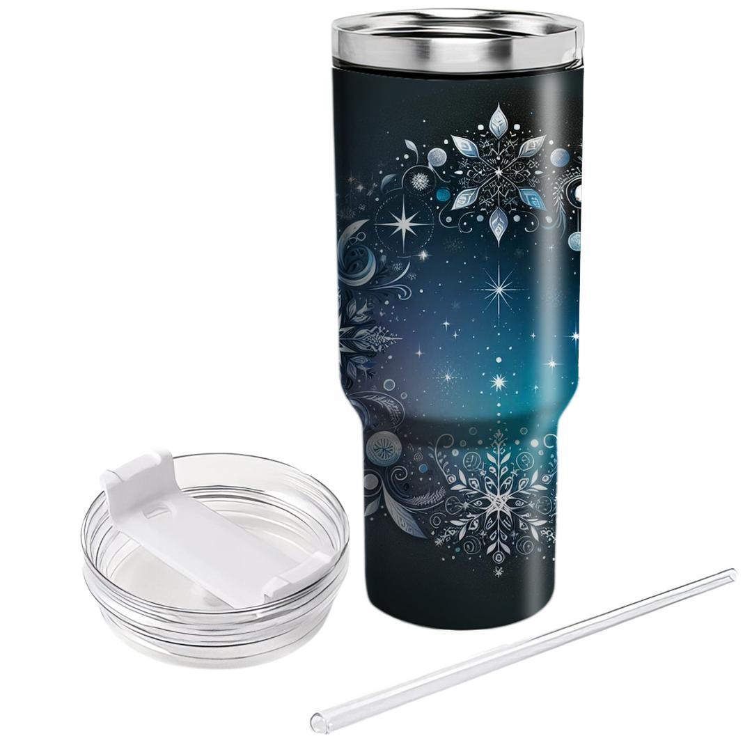 Celestial Glow - Winter Solstice Celebration  Tumblers With Lids