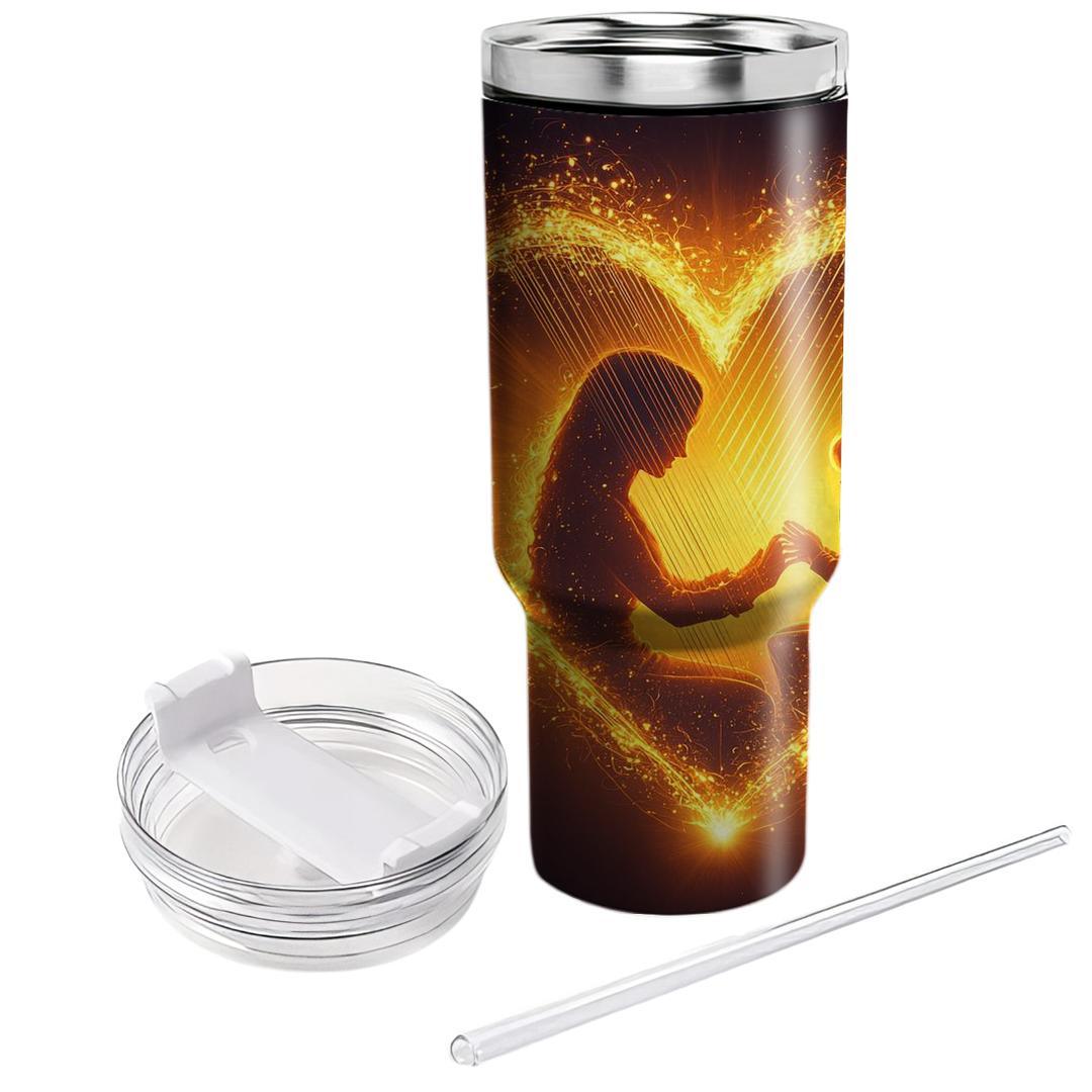 The Heartstrings Of Life: A Mother’s Melodic Love Insulated Tumblers