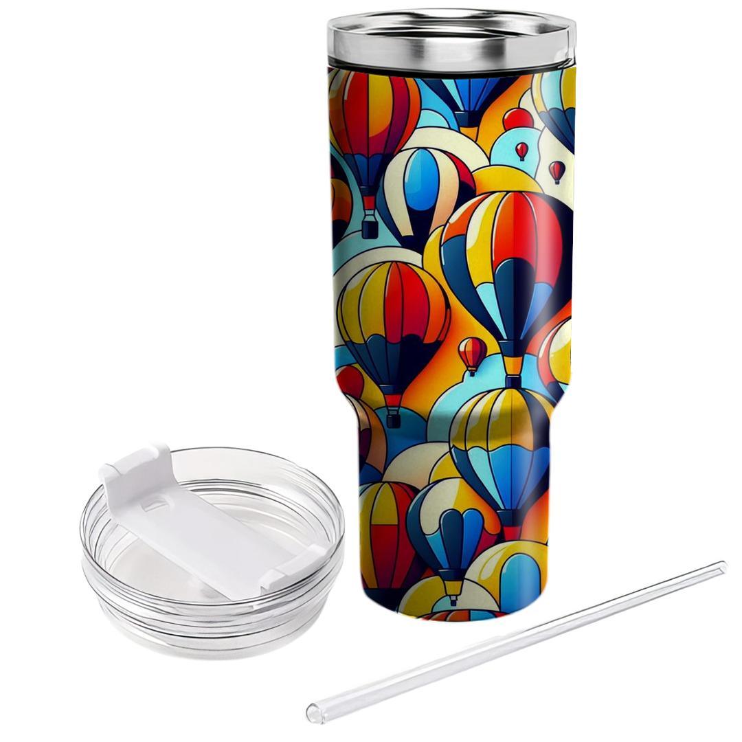 Lively Balloon Fiesta  Tumblers With Lids