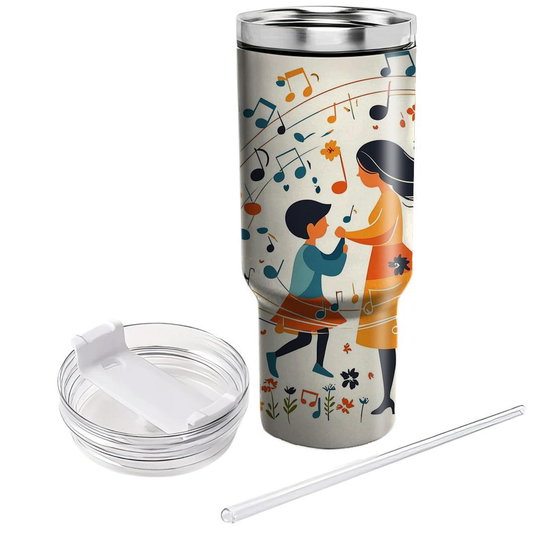 The Symphony Of Love: A Mother’s Melodic Influence Tumblers With Lids