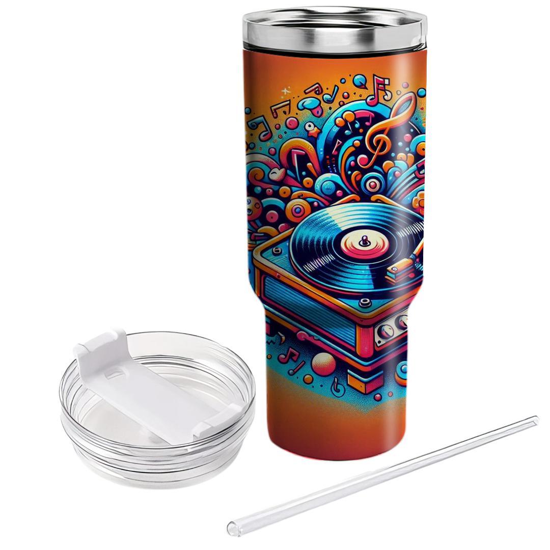 Retro Record Player  Insulated Tumblers