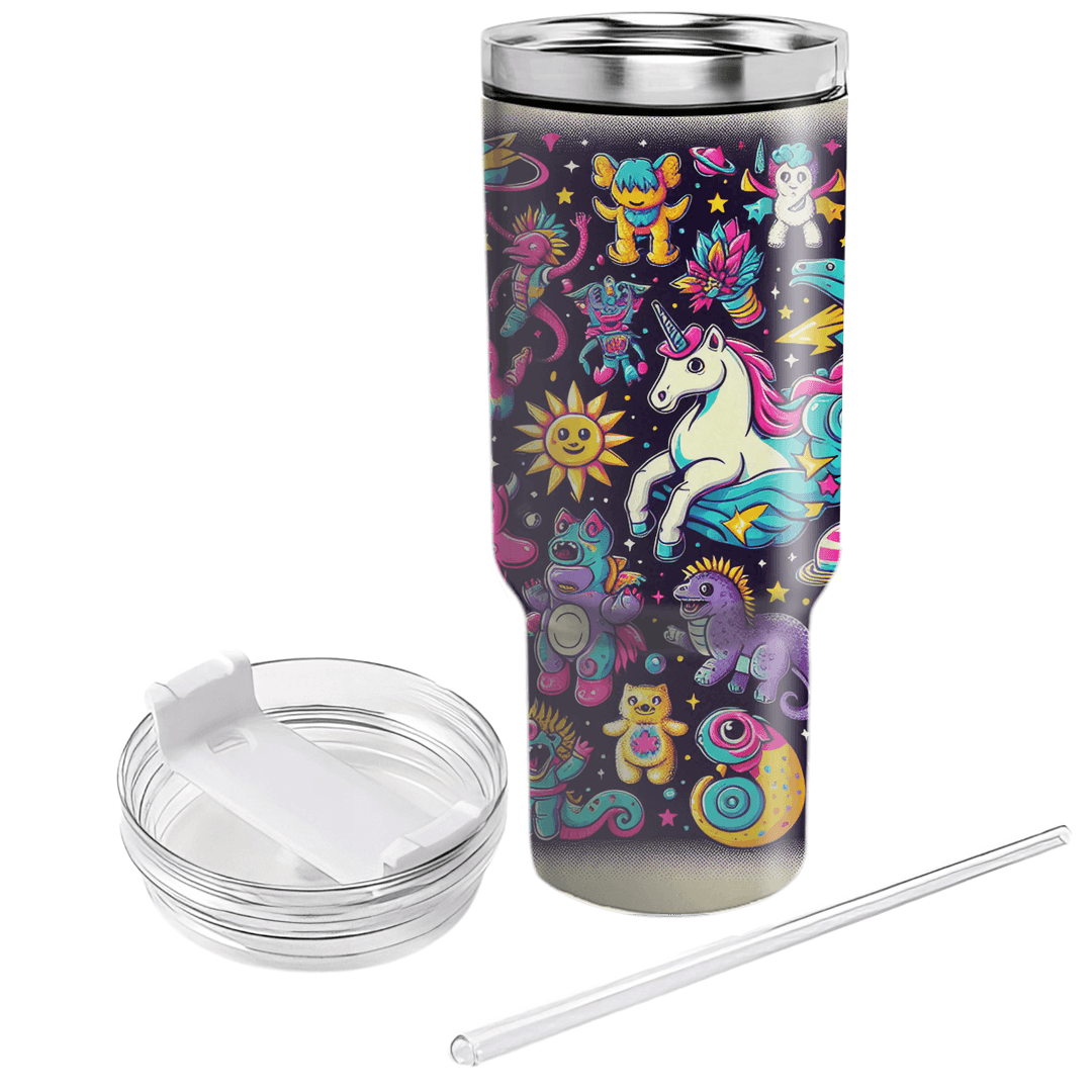 Kooky Creatures Of The 80s Custom Tumblers
