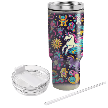 Kooky Creatures Of The 80s Custom Tumblers