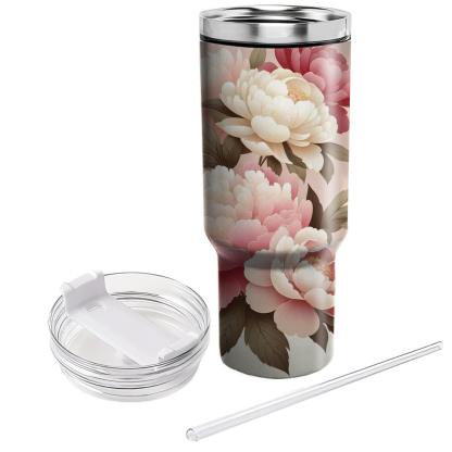 Romantic Peony Garden  Insulated Tumblers