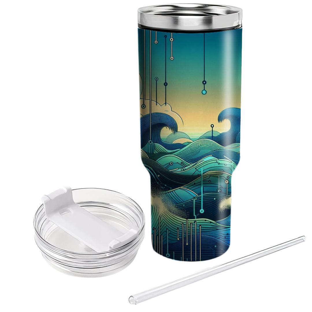 Cyber Surf  Unique Tumblers