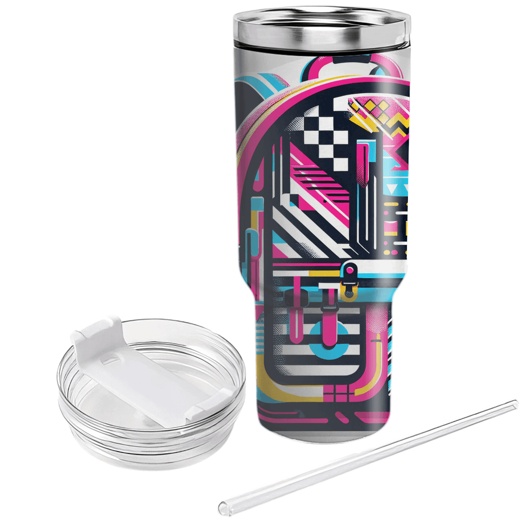 Funky 80s Pattern Backpack Custom Tumblers