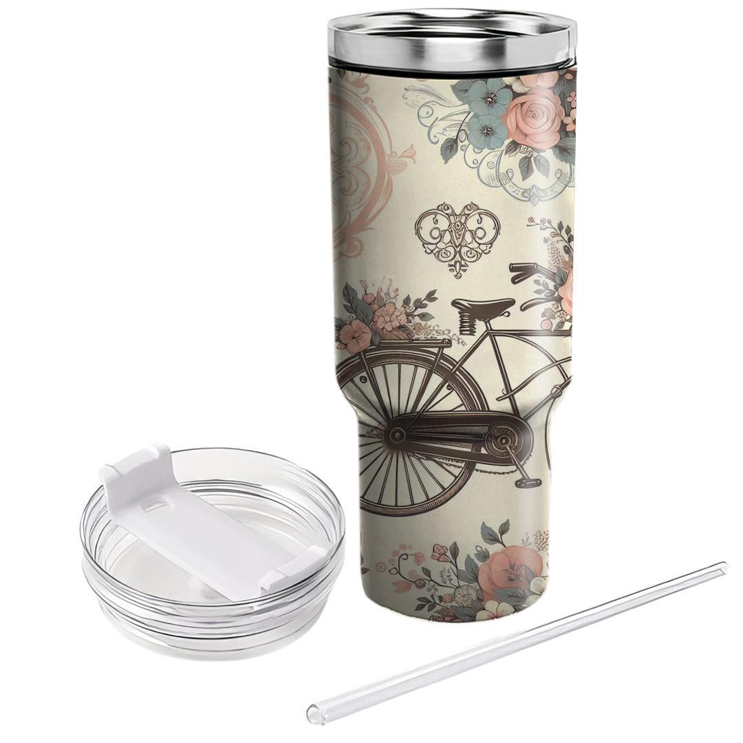 Charming Vintage Bicycle  Custom Tumblers