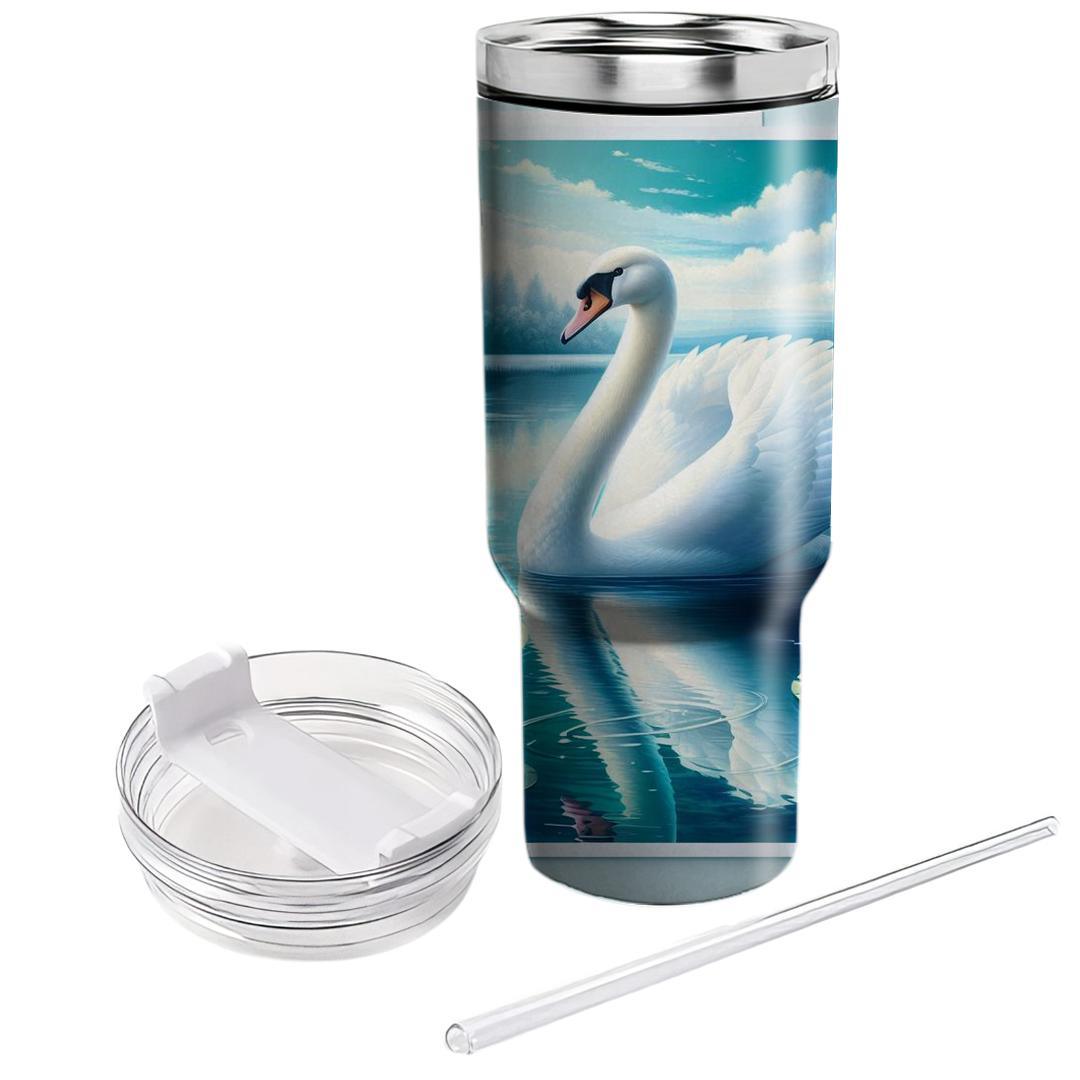 Graceful Swan Dance  Decorative Tumblers