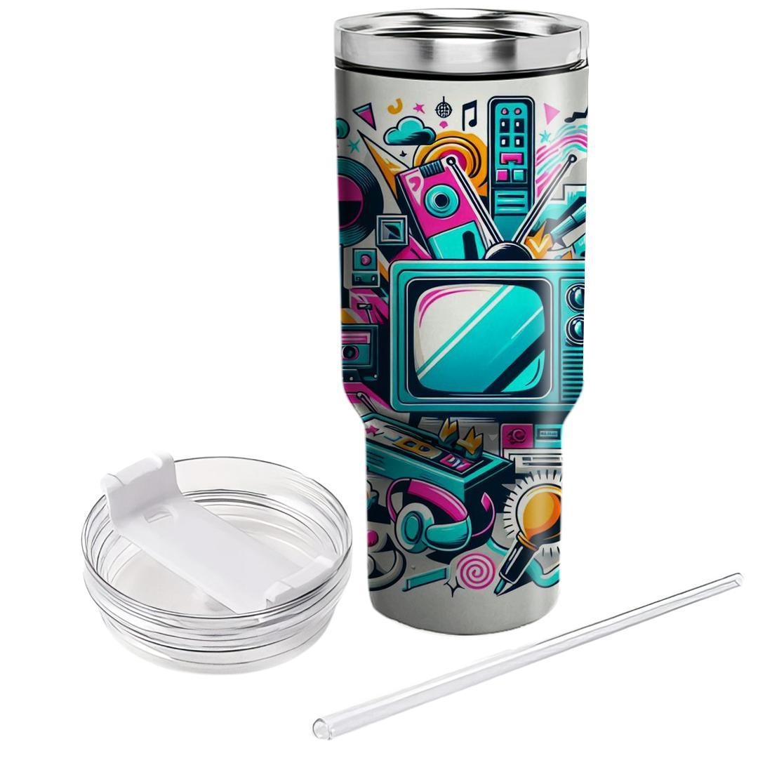 Classic 80s Tv Shows  Personalized Tumblers