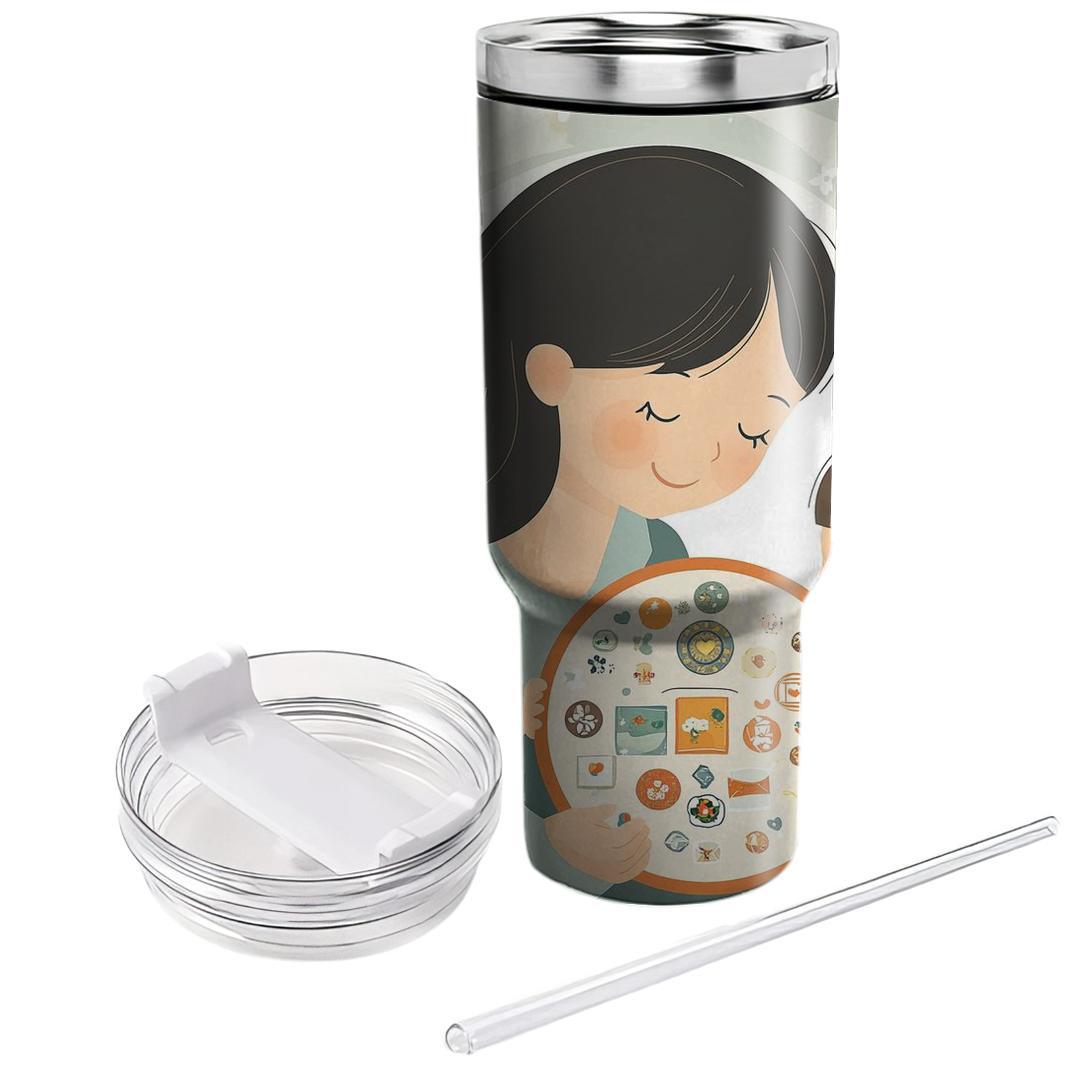 The Circle Of Love: A Mother’s Unbreakable Bond Tumblers With Lids