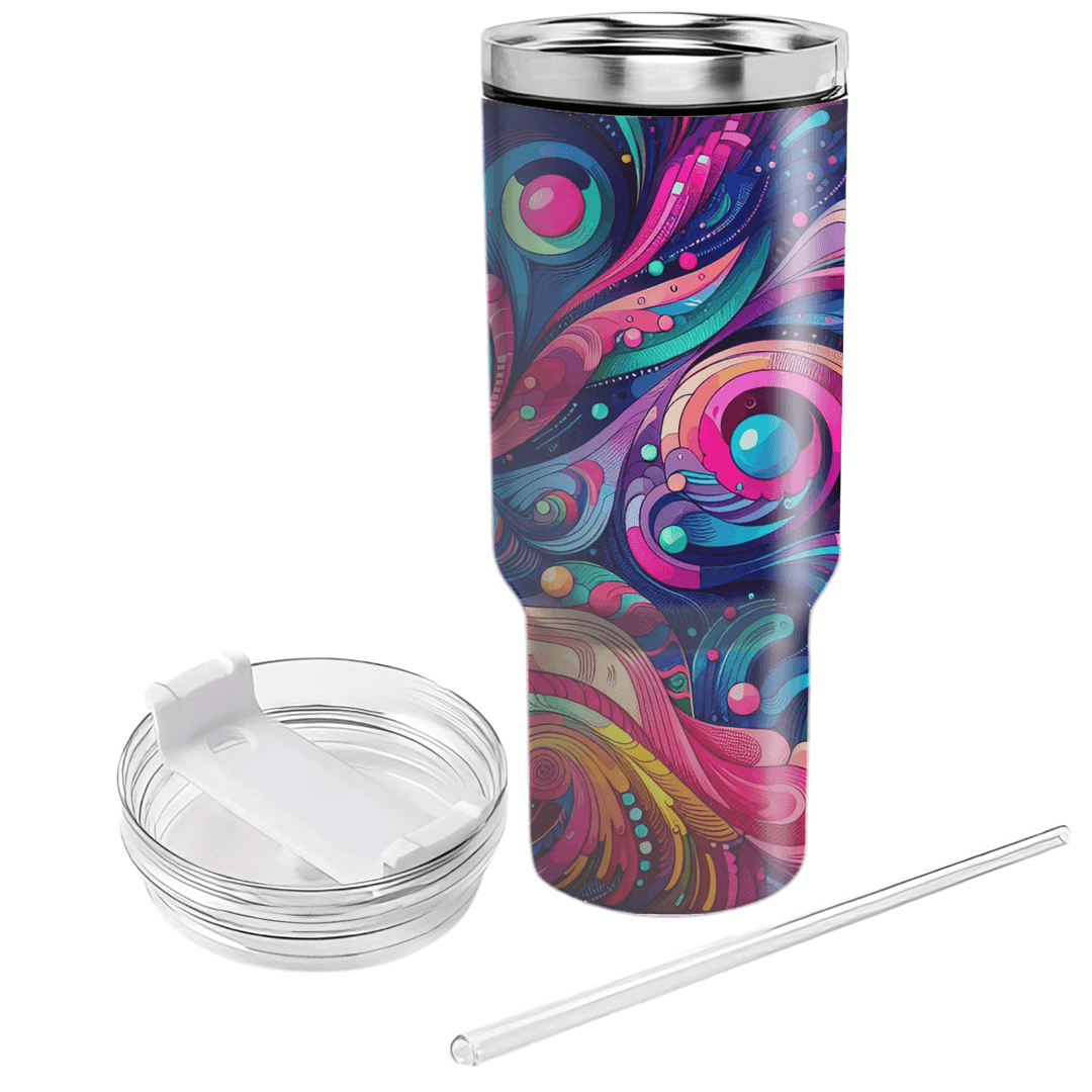 Electric Dreamscape  Tumbler Cups