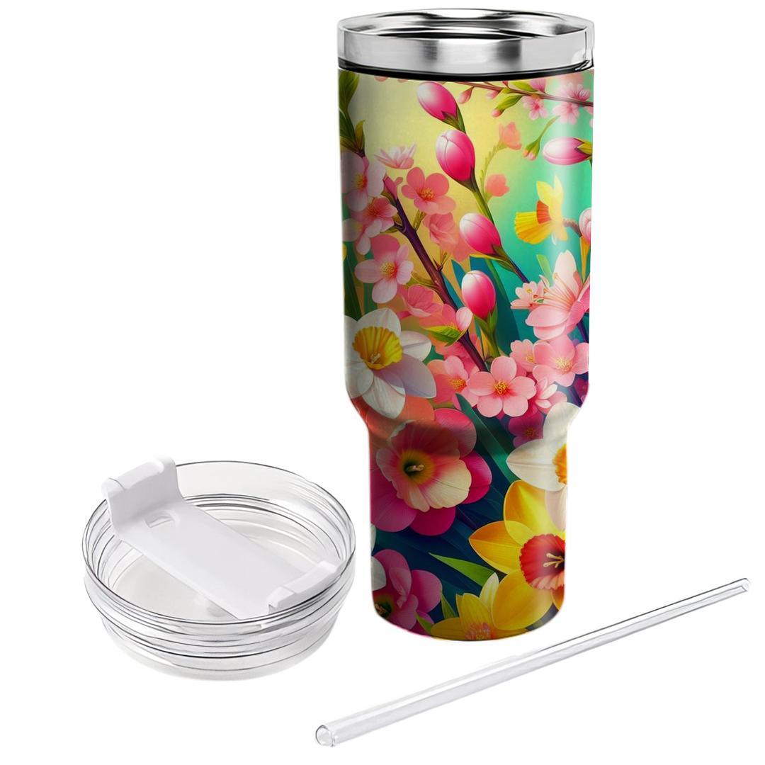 Springtime Blossom Celebration  Unique Tumblers