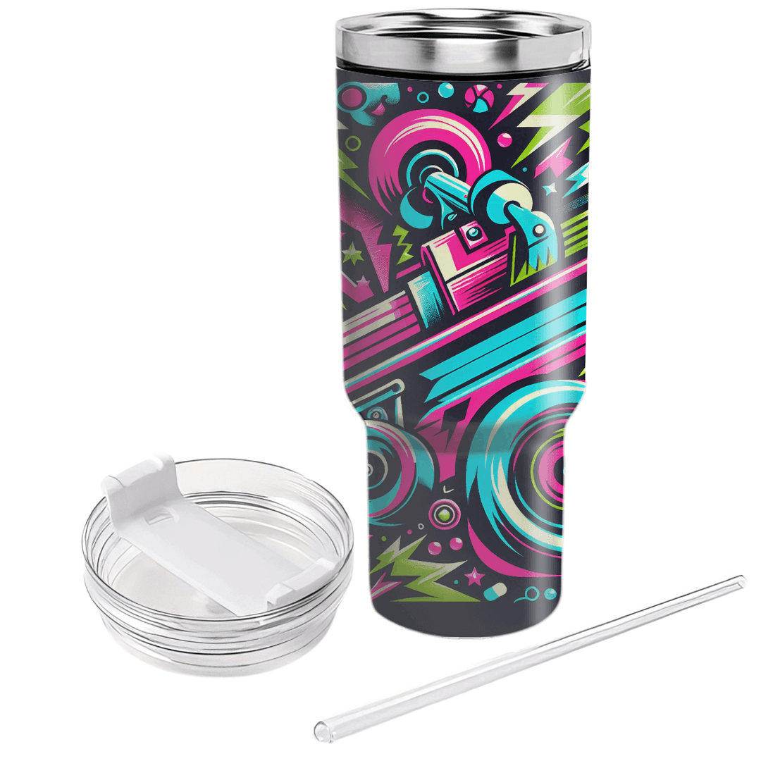 Retro Skate Vibes  Travel Tumblers