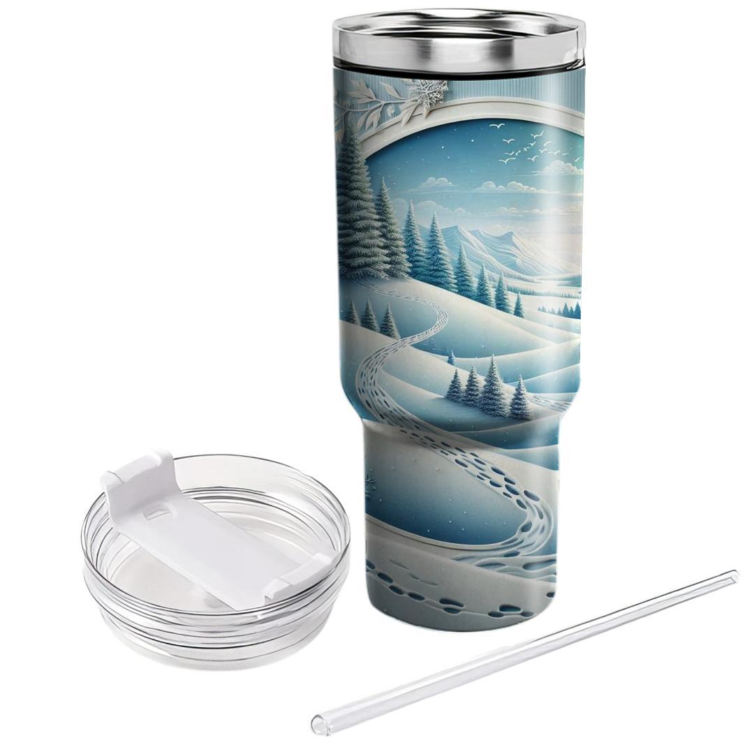 Winter Scenic Trails  Tumbler Cups