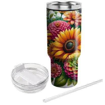 Vibrant Garden Celebration  Insulated Tumblers