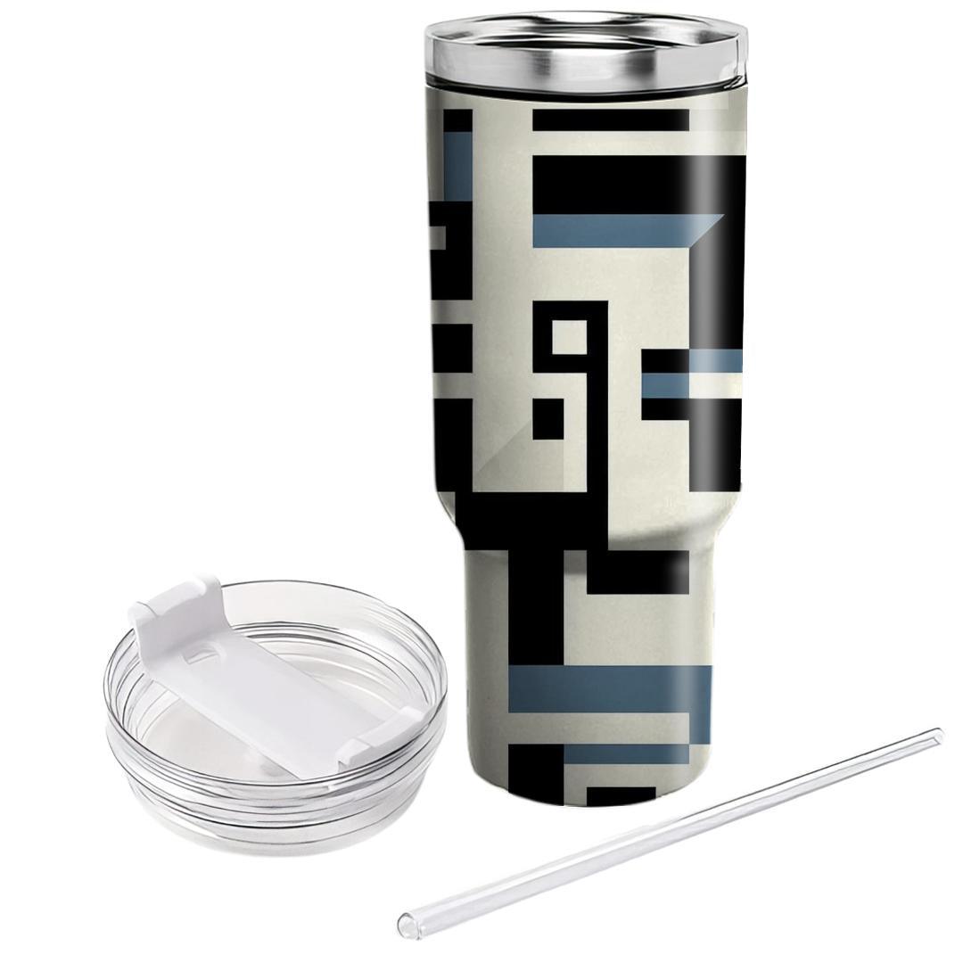 Bauhaus Line Art  Travel Tumblers